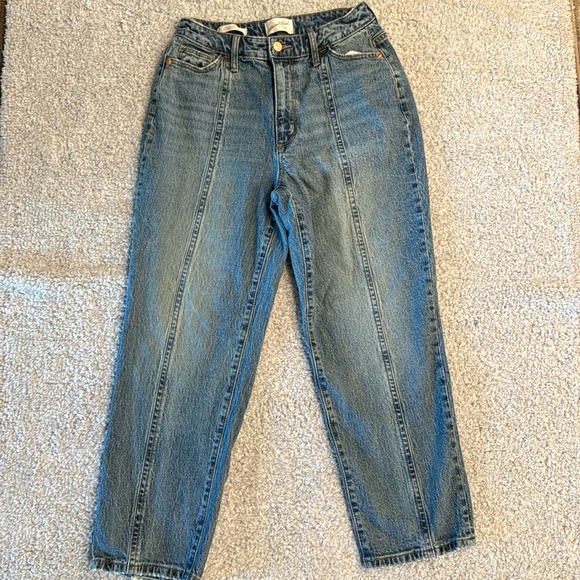 Women’s universal thread, curvy vintage straight leg jeans - Picture 1 of 5